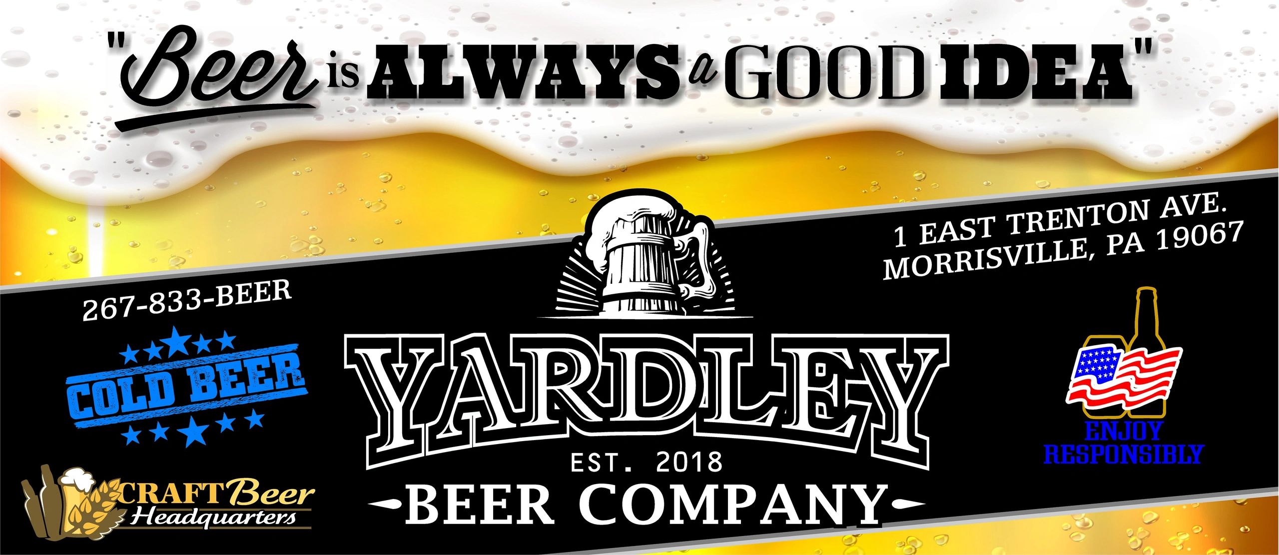 Yardley Beer Company Beer, Beer Store, Craft Beer, Beer